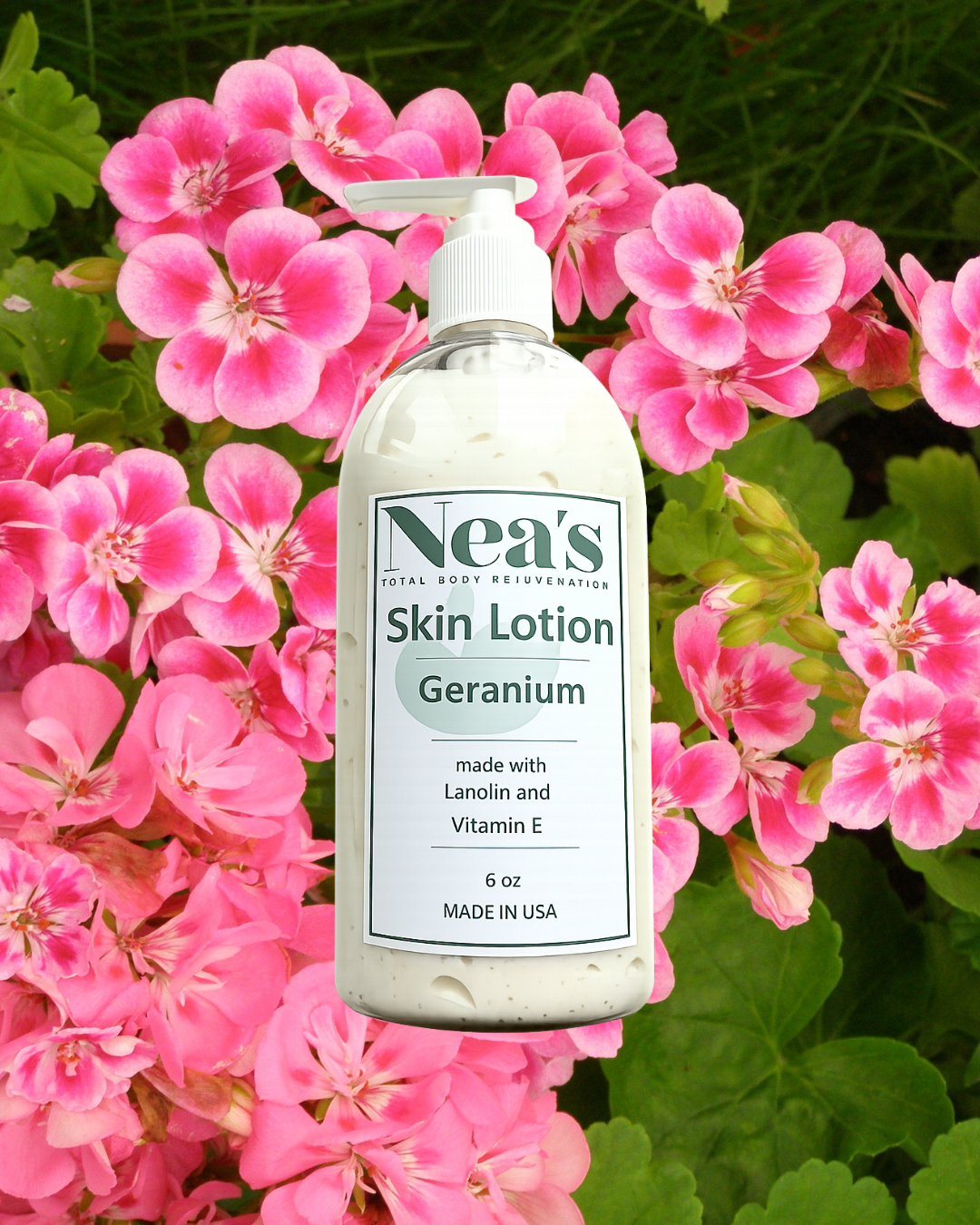 Geranium Whipped Body Lotion - 6 oz