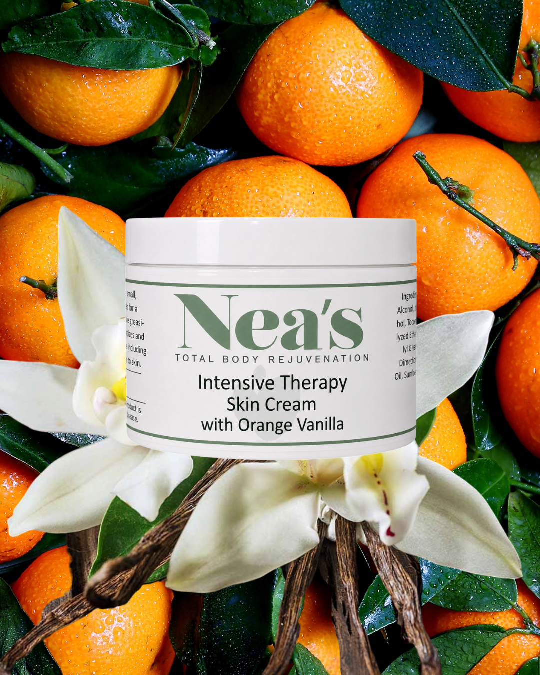Orange Vanilla Whipped Body Cream - 3 oz